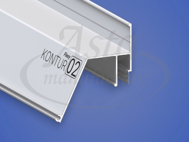 Профиль Flexy KONTUR 02 (ПФ-6488) контурная подсветка, (2 м) Профиль Flexy KONTUR 02 (ПФ-6488) контурная подсветка, (2 м)